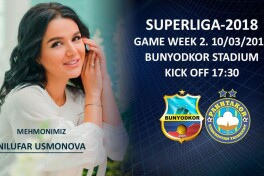 “Bunyodkor” – “Paxtakor” uchrashuviga Bahrom Nazarov va Nilufar Usmonova tashrif buyuradi