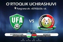 Bugun 20:00. O'zbekiston OTJ - Keniya OTJ 