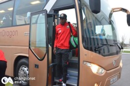 Keniya terma jamoasi "Istiqlol" stadioniga yetib keldi FOTO