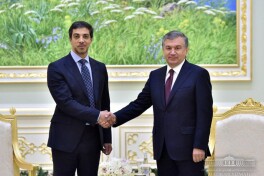 Shavkat Mirziyoev "Manchester Siti" egasini qabul qildi