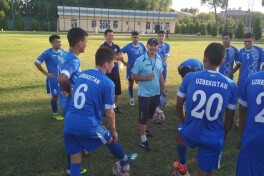 O'zbekiston U-21 terma jamoasi "Chig'atoy"da mashg'ulot o'tkazmoqda