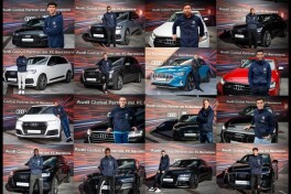 Havasing keladi. "Barselona" futbolchilariga 23ta Audi mashinalari topshirildi