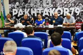"Пахтакор" ва собиқ СССР афсоналари учрашувидан олдин ўтказилган матбуот анжуманидан ГАЛЕРЕЯ