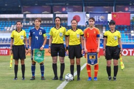 Edita Mirobidova qizlar o'rtasidagi U-19 Osiyo chempionati final bahsini boshqaradi