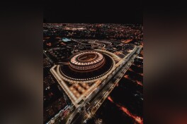 Juda go'zal! "Krasnodar" stadionida Yangi yil chiroqlari yoqildi