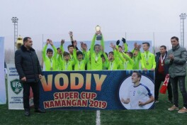 "Vodiy Super Cup" - 2019 мусобақаси якунига етди. "Андижон ФА" чемпион!
