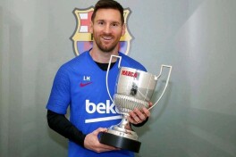 Messi "Pichichi" va "Alfredo Di Stefano" sovrinlarini qabul qilib oldi