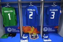U-23 Osiyo chempionati. O'zbekiston OTJning stadionga kelishi va kiyinish xonasidan GALEREYA
