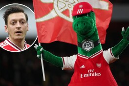 “Arsenal” maskoti qoladi! O'zil "Gunnerzavr"ning maoshini o'z zimmasiga oldi