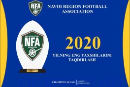 Navoiy viloyati futbol assotsiatsiyasi. Ertaga yilning eng yaxshilari taqdirlanadi