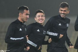 OFK kubogi-2021. "Nasaf" "Xo'jand" bilan o'yinga tayyorgarlikni quvnoq kayfiyatda boshladi