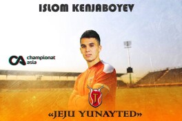 Breaking: "Cheju Yunayted" Islom Kenjaboev bilan xayrlashdi