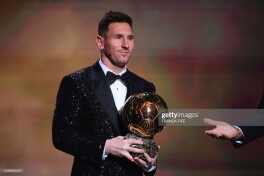 "Futbol qiroli" Messini "Oltin to'p"ni qo'lga kiritgani bilan muborakbod etdi