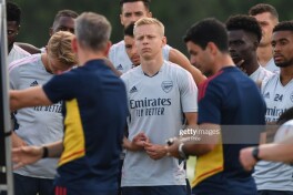 Zinchenko "Arsenal"dagi ilk mashg'ulotini o'tkazdi