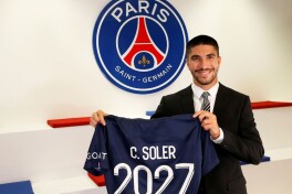 PSJ Karlos Soler transferini e'lon qildi. Futbolchi parijliklarga 18+3 mln evroga tushdi