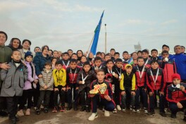 "Professional futbol maktablari ligasi" O'zbekiston Kubogida sovrindor bo'lgan Navoiy U-12 munosib kutib olindi