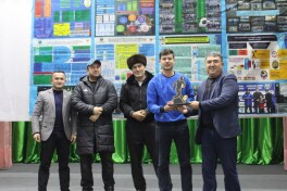 Чортоқ туманида мини футбол бўйича ҳаваскорлар лигаси мусобақаси ғолиблари тақдирланди