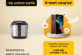 Maishiy texnika – bu 8 mart uchun sovg'a emas, balki uy uchun xariddir