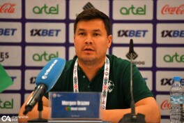 Mergen Orazov: "Tojikistonga qarshi eng yaxshi o'yinimizni namoyish etib, uch ochkoni qo'lga kiritishga harakat qilamiz"