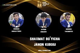 Olamsport: Bugun 3 nafar shaxmatchimiz Jahon kubogida o'ynaydi, Shahram G'iyosov The Ring reytingiga kiritildi va boshqa xabarlar
