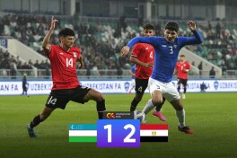 O'zbekiston U-23 terma jamoasi ikkinchi o'rtoqlik uchrashuvida Afrika vice-chempioni Misrga mag'lub bo'ldi