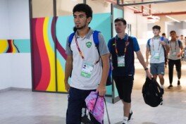 U-17 ЖЧ. Ўзбекистон делегацияси "Жакарта" стадионига етиб келди