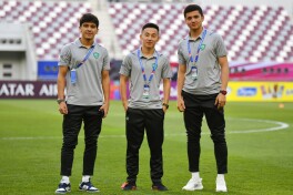 O'zbekiston U-23 terma jamoasi "Xalifa" stadionida!
