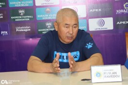 Руслан Аҳмедов: "Ўйинда устунлик қилганимизга қарамасдан, қўшимча дақиқаларда гол ўтказиб юбордик"
