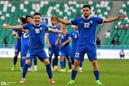 O'zbekiston olimpiya terma jamoasining Maliga qarshi birinchi uchrashuvidan GALEREYA