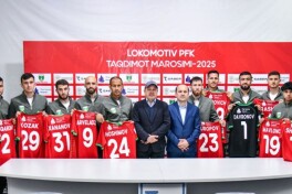 "Локомотив" ҳозир фақат қоғозда Про лига фаворити, бизга қарши барча жамоа кураш тақдим қилади" — "Темирйўлчилар" янги футболчиларни таништирди