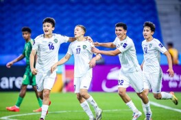 U-17 Osiyo kubogi. O'zbekiston Saudiya Arabistonini yirik hisobda engib, guruh bosqichini peshqadam sifatida yakunladi
