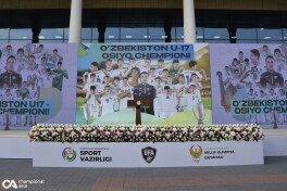 Toshkent xalqaro aeroporti O'zbekiston U-17 termasini kutib olish marosimiga shay!