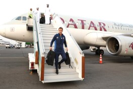 Qatar terma jamoasi Toshkentga yetib keldi