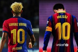 "Bu rassomni Van Gog bilan solishtirishga o'xshaydi". Gvardiola Messi va Yamal haqida