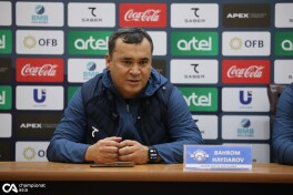 Bahrom Haydarov: "O'yin nazoratimiz ostida o'tdi"