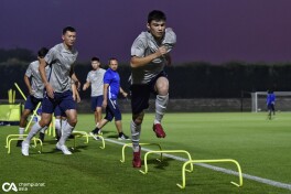 O'zbekiston U-17'ning bugungi mashg'ulotidan suratlar