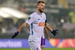 Yarmolenko Ukraina chempionatlari tarixida eng ko'p gol urish bo'yicha Maksim Shackix rekordini takrorladi