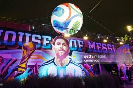 Argentinada Lionel Messining dunyodagi eng baland haykali ochildi