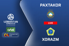 Superliga. "Paxtakor" – "Xorazm" (matnli translyatsiya)