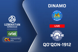 Superliga. "Dinamo" - "Qo'qon-1912" 2:1 (matnli translyatsiya)