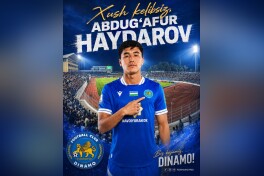 “Olimpik-MobiUz” forvardi Abdug'afur Haydarov "Dinamo"ga o'tdi