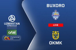 Superliga. "Buxoro" – OKMK (matnli translyatsiya)