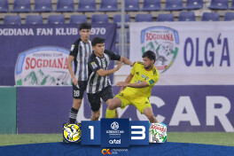 Superliga. “So'g'diyona” Olmaliqda "Surxon"ni irodali tarzda mag'lub etdi