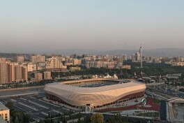 Тожикистонда 30 мингдан ортиқ томошабинга мўлжалланган янги стадион фойдаланишга топширилди
