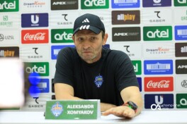 Александр Хомяков: "Биринчи бўлимда рақиб бирорта зарба бермасдан 1:0 ҳисобида олдинда эди"