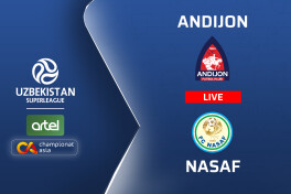 Superliga. "Andijon" - "Nasaf" 0:0 (matnli translyatsiya)