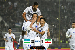 O'rtoqlik uchrashuvi. O'zbekiston Farg'onada Eronga 3 ta gol urdi, Shomurodovdan dubl