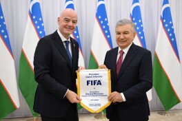 Shavkat Mirziyoev FIFA Prezidentini qabul qildi