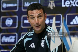 Skaloni: "Hamma Argentina terma jamoasiga quvonch hissi bilan keladi va buni maydonga chiqib ko'rsatadi"