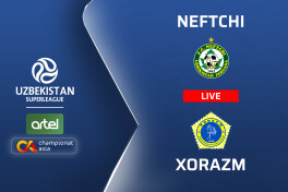 Superliga. "Neftchi" – "Xorazm" 2:2 (matnli translyatsiya)